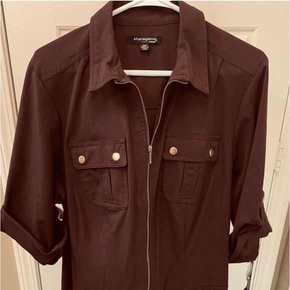 NWT Sharango Short Sleeve Button Detail Dress - Picture 8 of 8